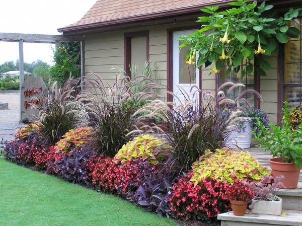 Beautiful landscaping for farmhouse