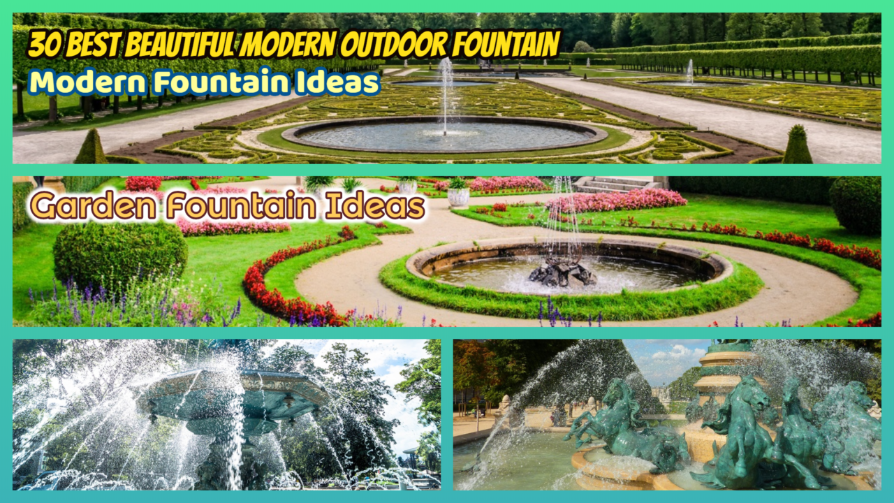Modern Outdoor Fountain