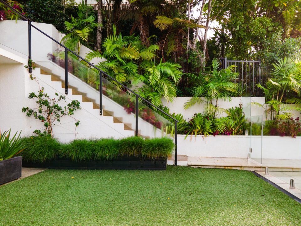 garden plants ideas modern backyard minimalist concept