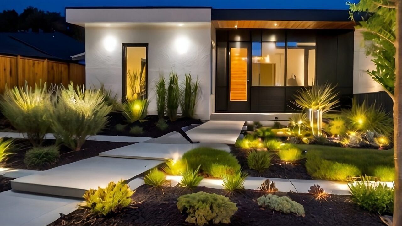 42 Easy Care & Modern Flair: Low Maintenance Modern Front Yard Landscaping