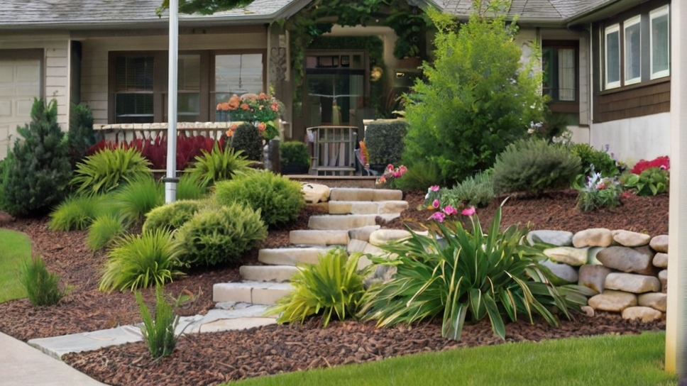 Low-Maintenance Front Yard Landscaping Ideas with Rocks